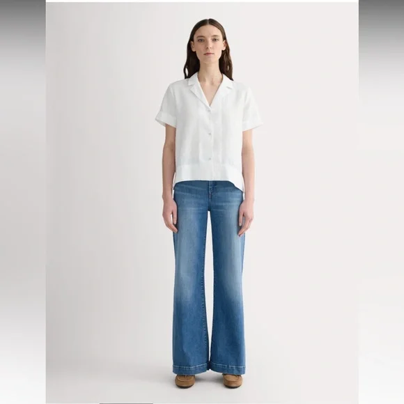 Everlane The Notch Shirt in linen - Picture 2 of 6